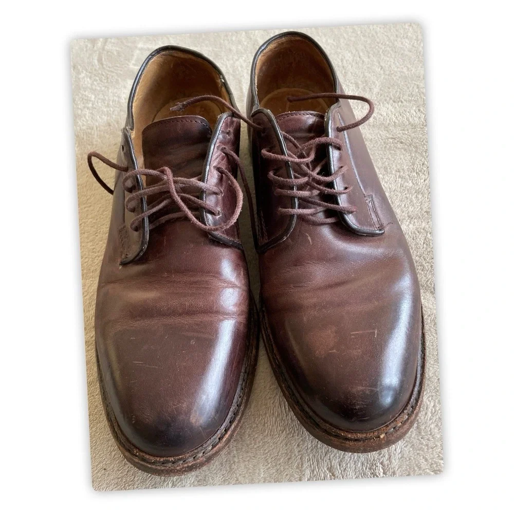 The Frye Company Men's Oxford Leather Shoes, Size: 9B (New‎ Lace Required)